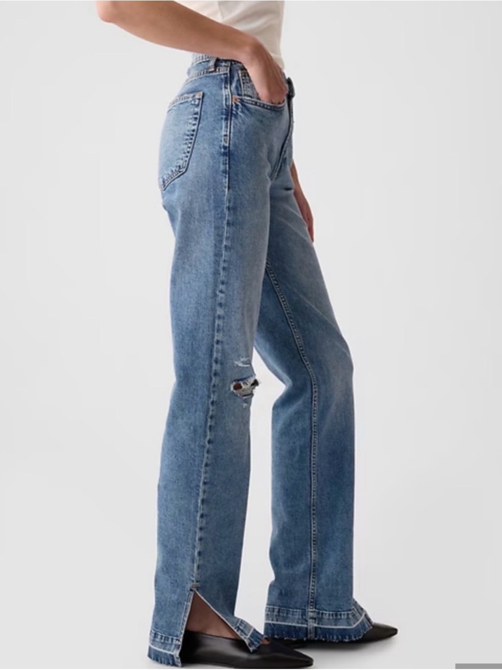 GAP Blue Distressed Jeans